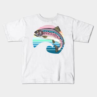 Rainbow Trout Kids T-Shirt